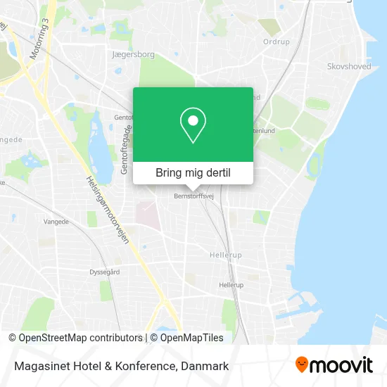 Magasinet Hotel & Konference kort