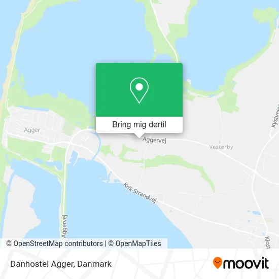 Danhostel Agger kort
