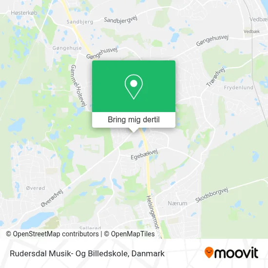 Rudersdal Musik- Og Billedskole kort