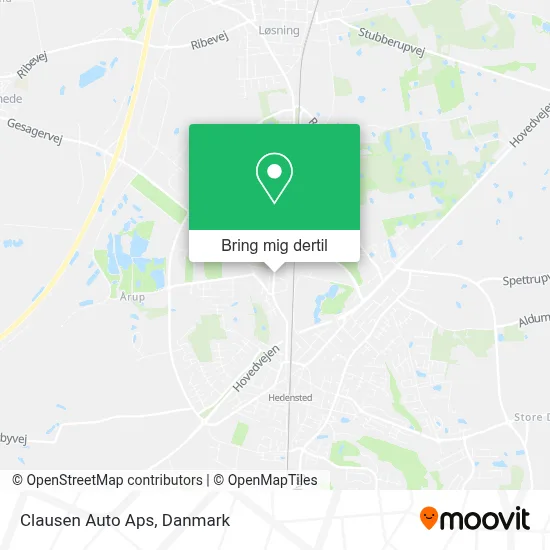 Clausen Auto Aps kort
