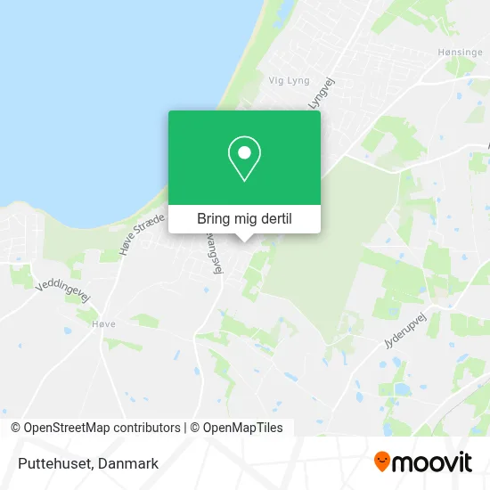 Puttehuset kort