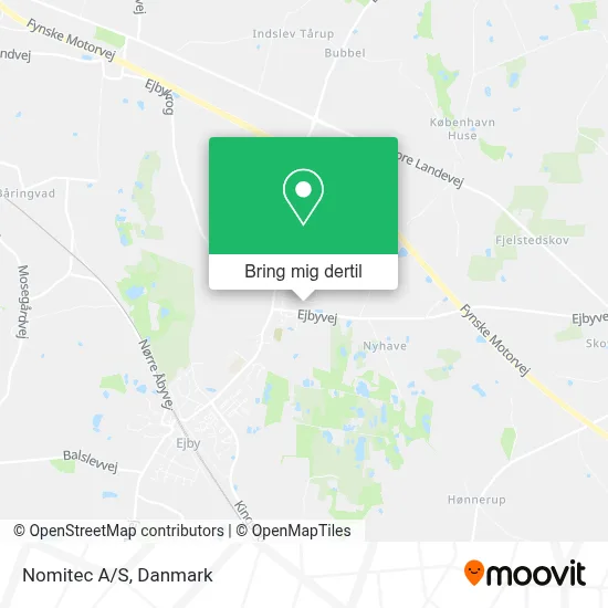 Nomitec A/S kort