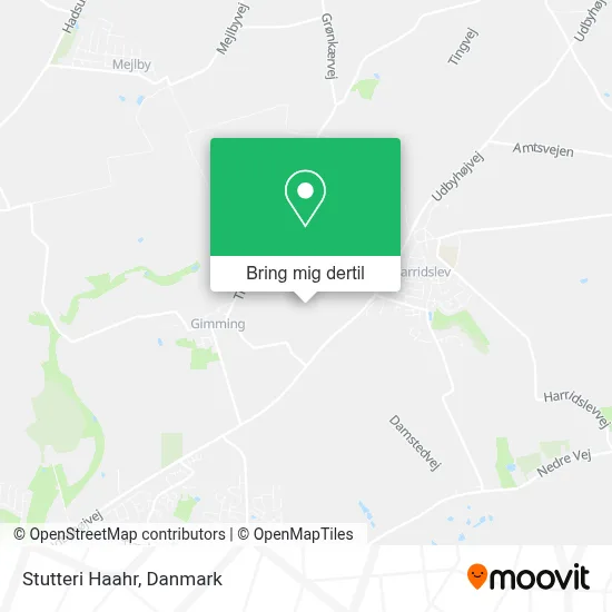 Stutteri Haahr kort