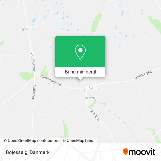Bojessalg kort
