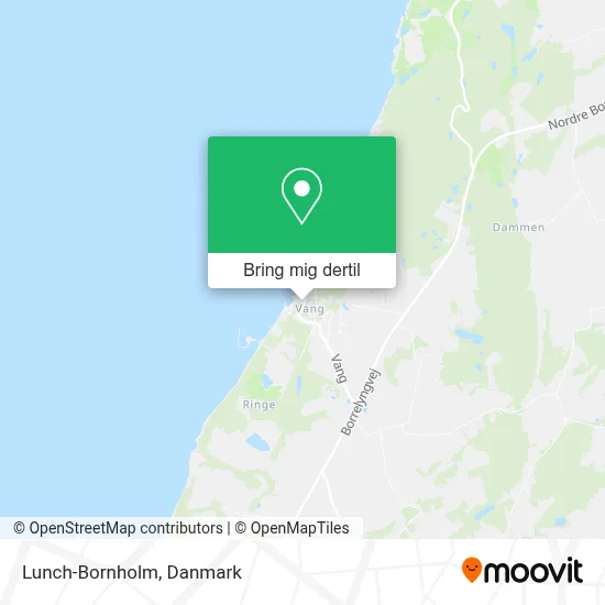 Lunch-Bornholm kort