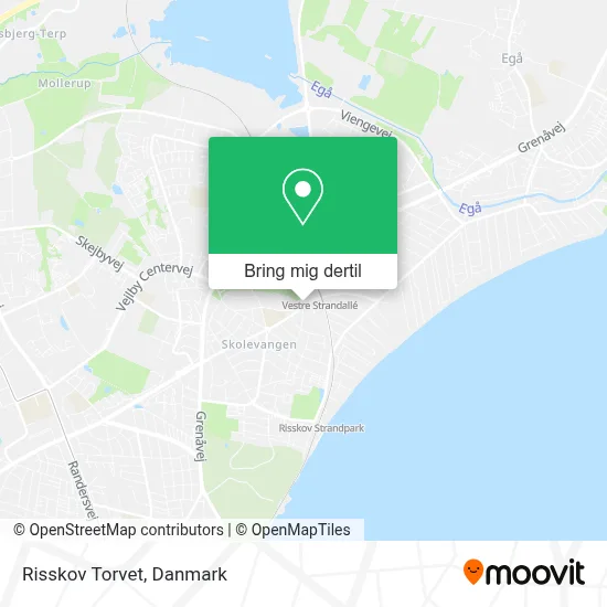 Risskov Torvet kort