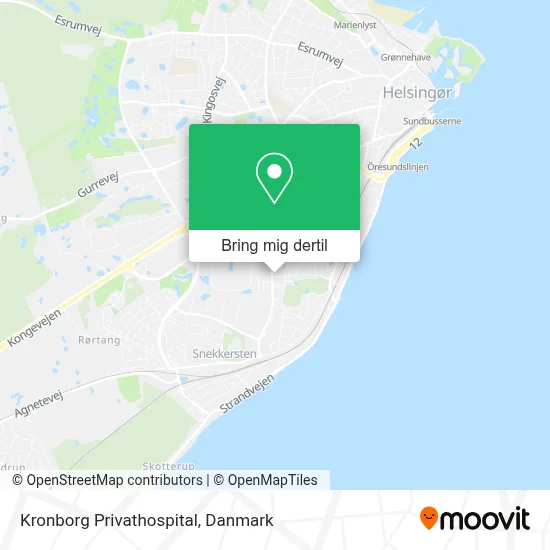 Kronborg Privathospital kort