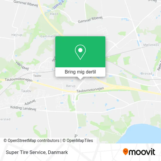 Super Tire Service kort