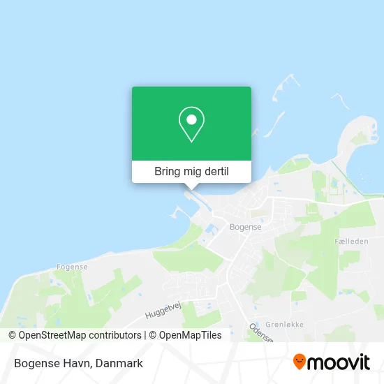 Bogense Havn kort