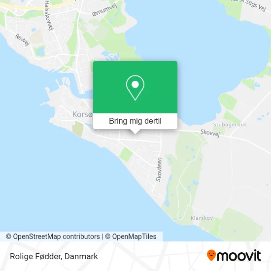 Rolige Fødder kort