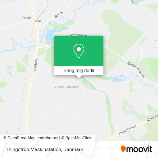 Thingstrup Maskinstation kort