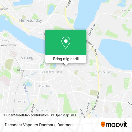 Decadent Vapours Danmark kort