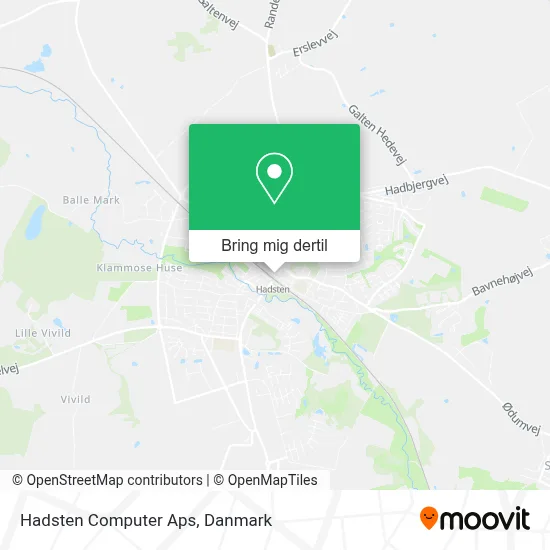 Hadsten Computer Aps kort