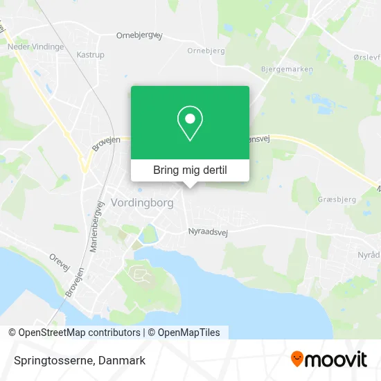 Springtosserne kort
