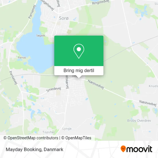 Mayday Booking kort