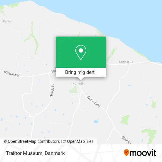 Traktor Museum kort