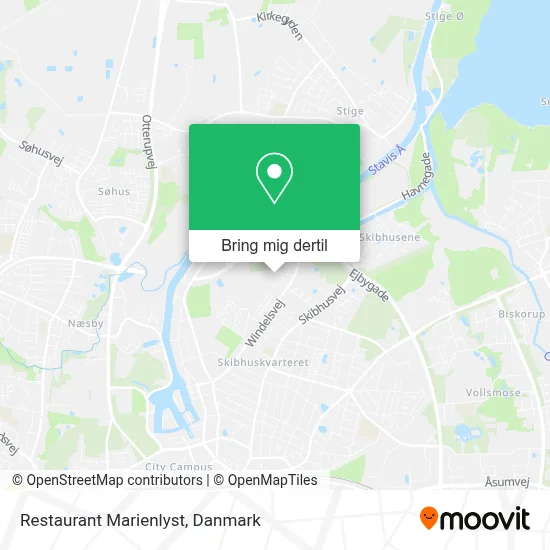 Restaurant Marienlyst kort
