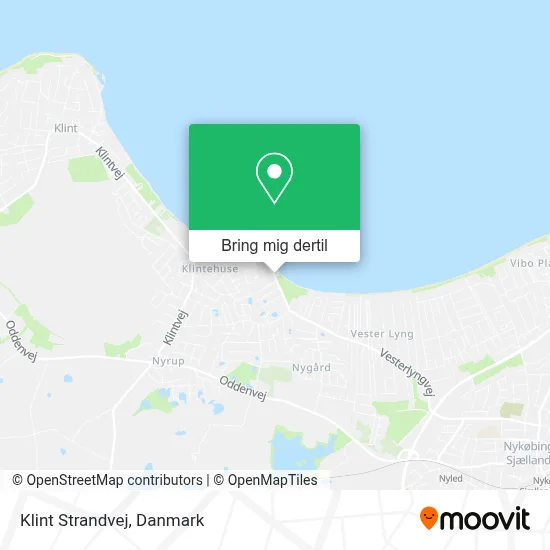 Klint Strandvej kort