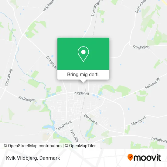 Kvik Vildbjerg kort