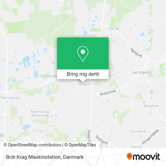Brdr.Krag Maskinstation kort