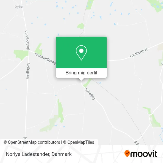 Norlys Ladestander kort