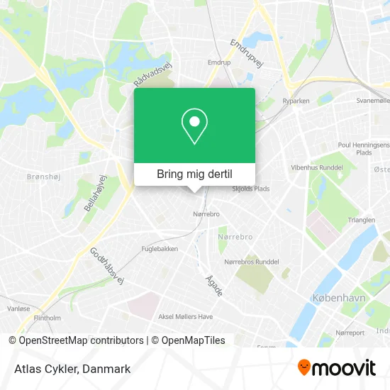 Atlas Cykler kort
