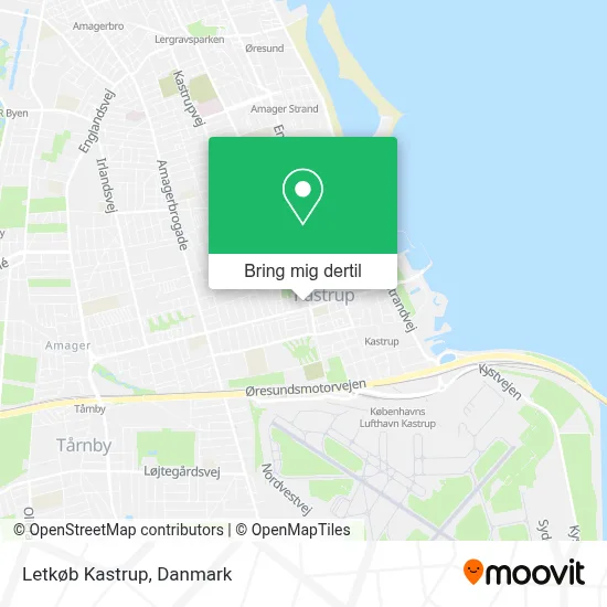 Letkøb Kastrup kort