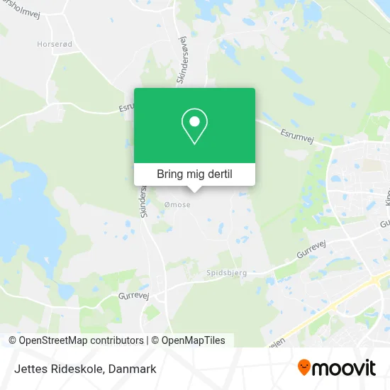 Jettes Rideskole kort