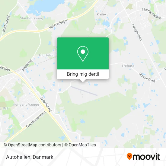 Autohallen kort