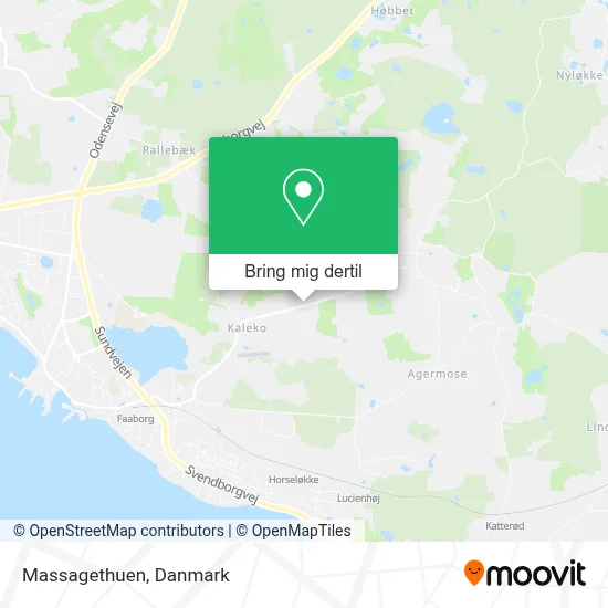 Massagethuen kort