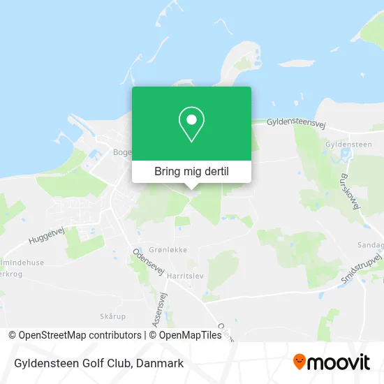 Gyldensteen Golf Club kort
