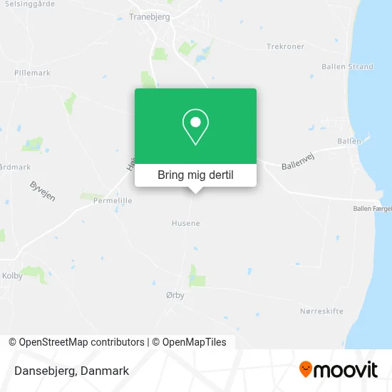 Dansebjerg kort
