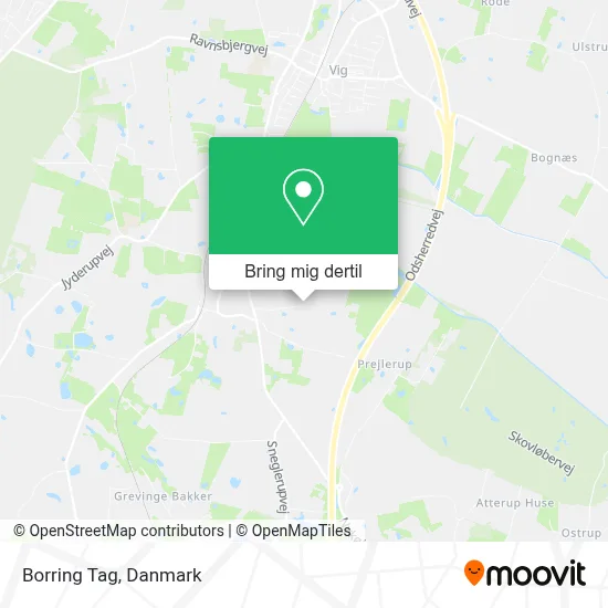 Borring Tag kort
