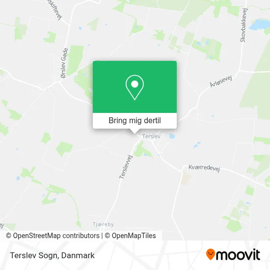 Terslev Sogn kort