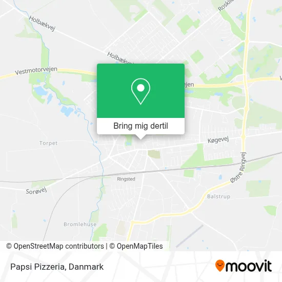 Papsi Pizzeria kort