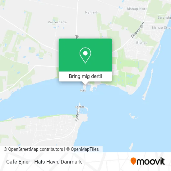 Cafe Ejner - Hals Havn kort