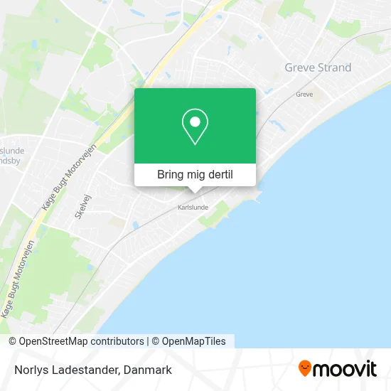 Norlys Ladestander kort