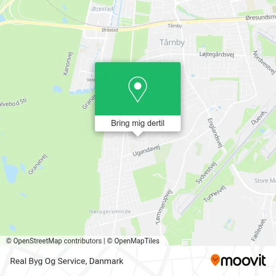 Real Byg Og Service kort