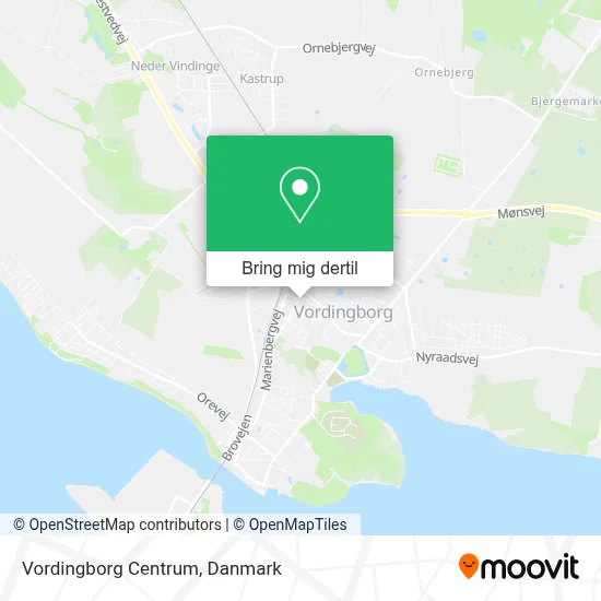 Vordingborg Centrum kort