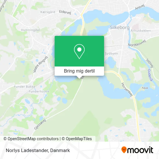 Norlys Ladestander kort