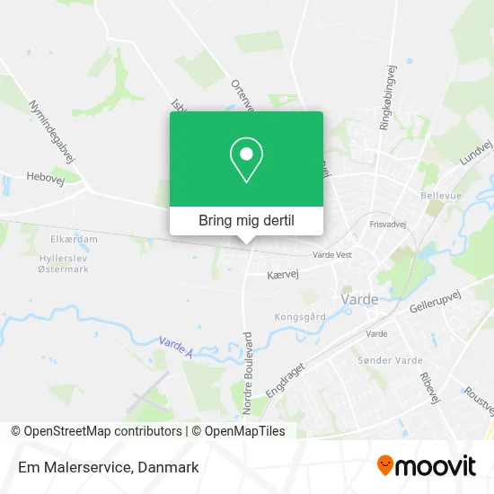 Em Malerservice kort