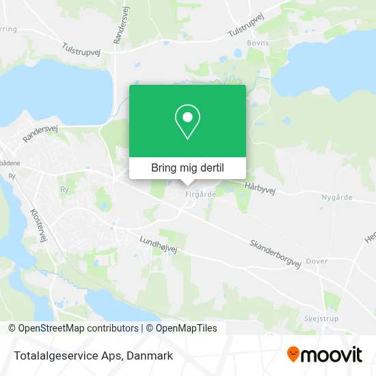 Totalalgeservice Aps kort