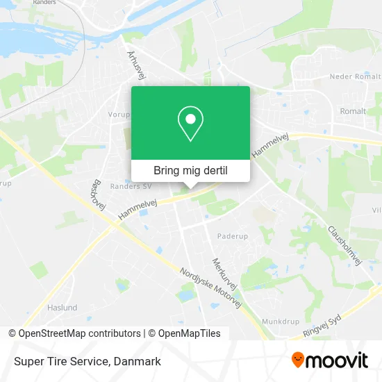 Super Tire Service kort