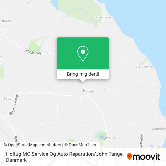 Holtug MC Service Og Auto Reparation / John Tange kort