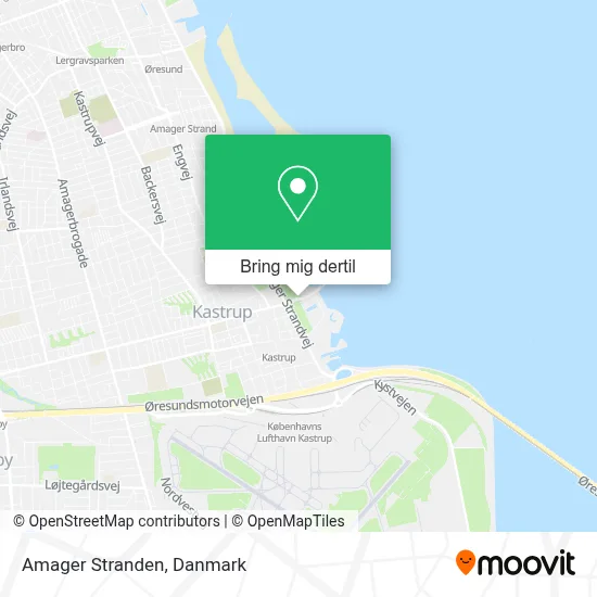 Amager Stranden kort