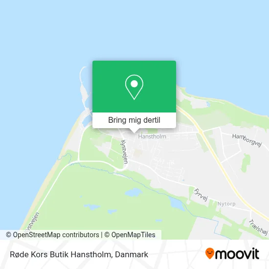 Røde Kors Butik Hanstholm kort