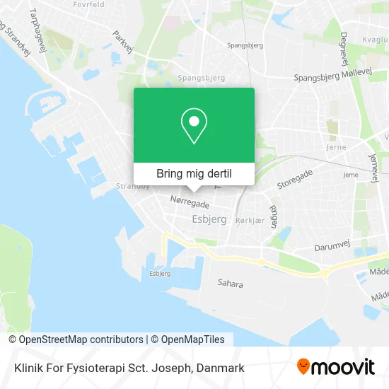 Klinik For Fysioterapi Sct. Joseph kort