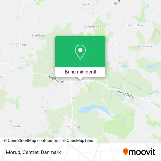 Morud, Centret kort
