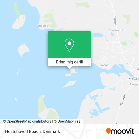 Hestehoved Beach kort