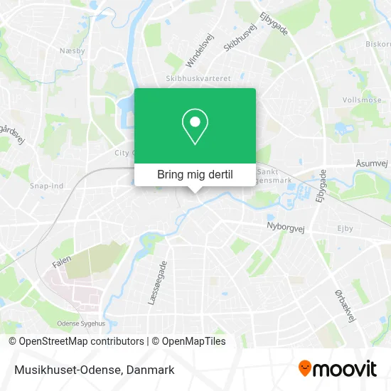 Musikhuset-Odense kort